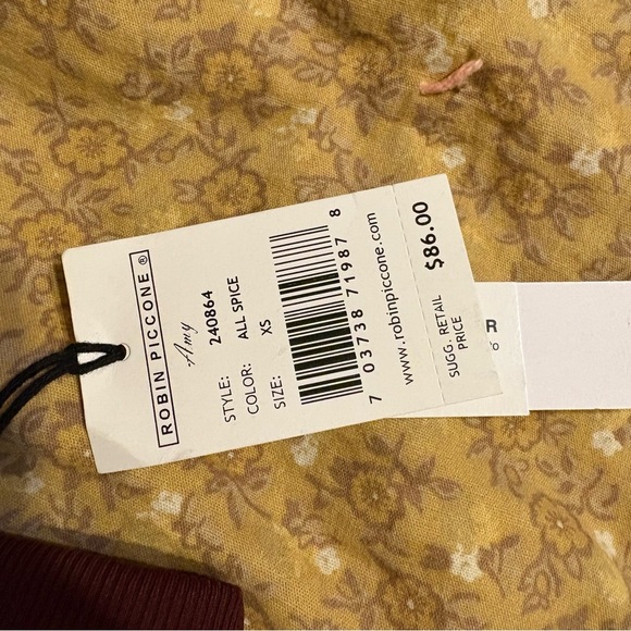 Robin Piccone Women's Deep Burgundy Bikini Bottom - Picture 5 of 5